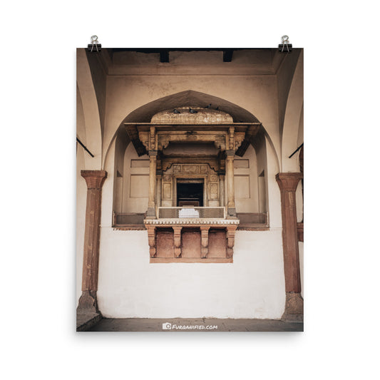 "Shahi Qila Balcony" Poster